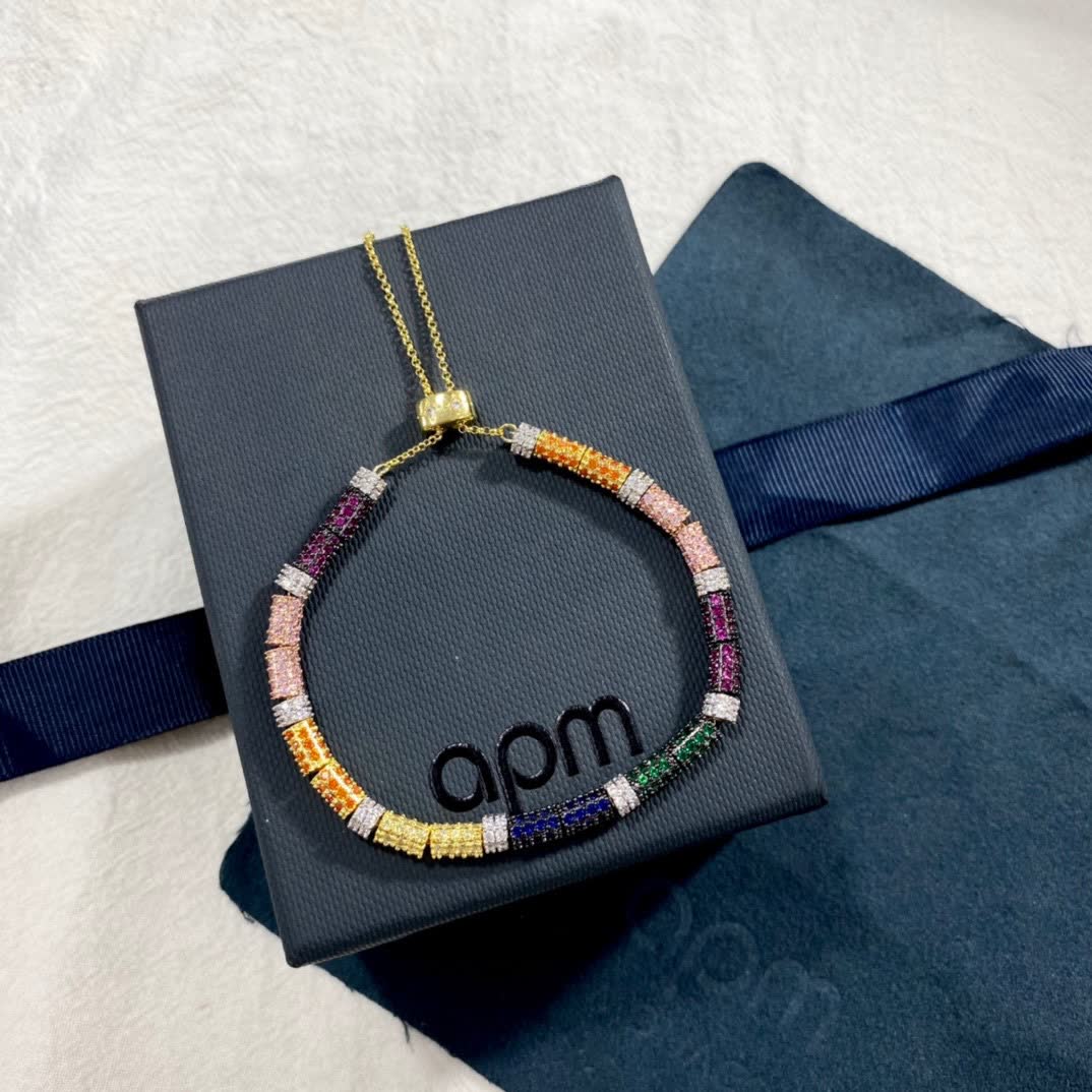 APM Monaco Colorful Gemstone Bracelet